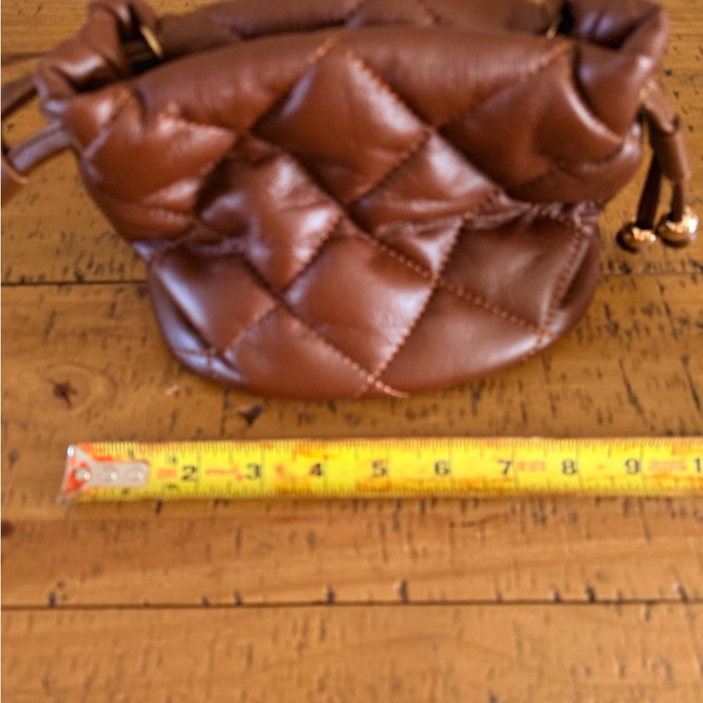 Brown Quilted Women's Bag